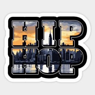 Hip Hop Horizon NYC Sticker